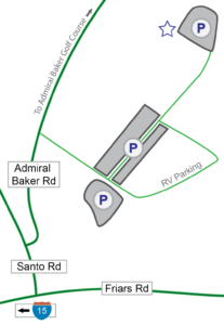 Admiral Baker Field map